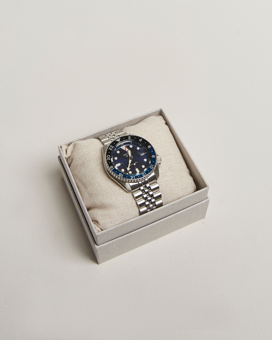 Herre | Seiko 5 Sports Automatic GMT Diver Steel 42mm Blue Dial | Seiko | 5 Sports Automatic GMT Diver Steel 42mm Blue Dial