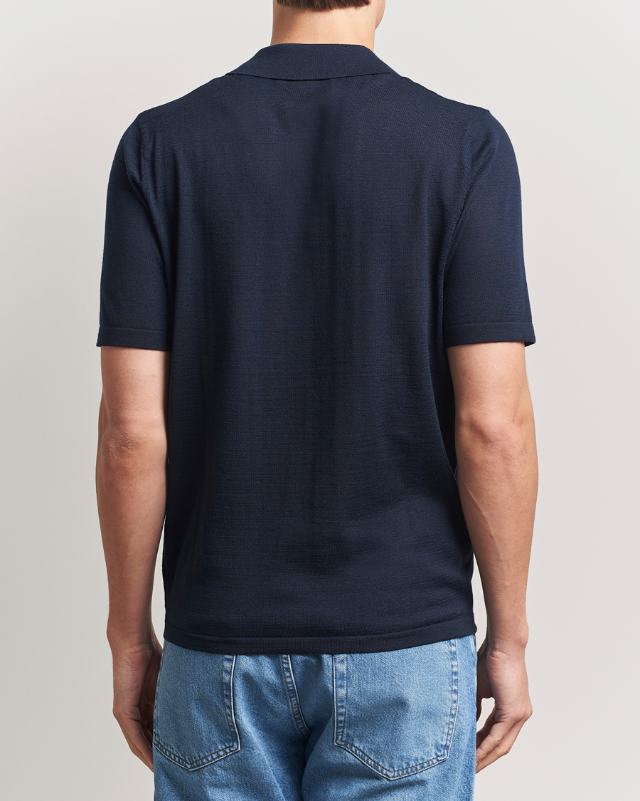 Herre | Polotrøjer | Samsøe Samsøe | Sarown Knitted Polo Salute Navy