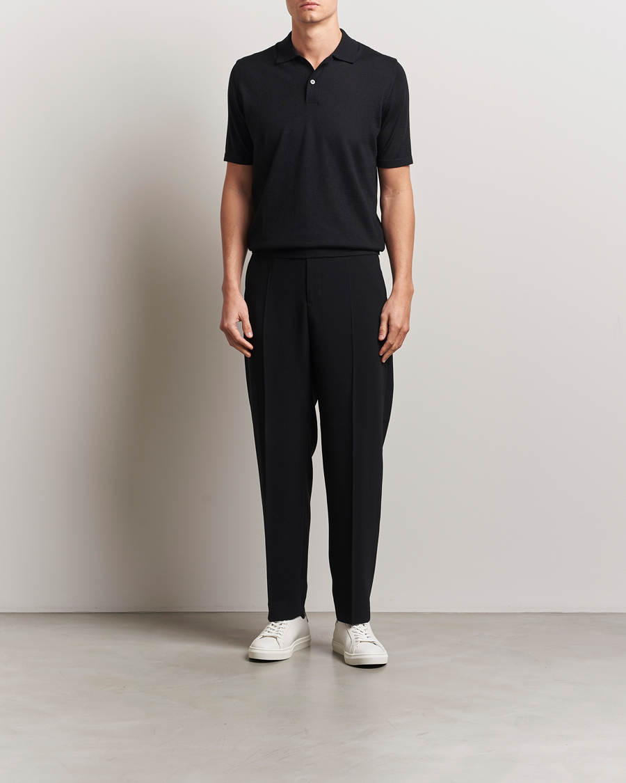 Herre | Polotrøjer | Samsøe Samsøe | Sarown Knitted Polo Black