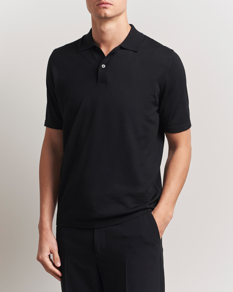 Herre | Polotrøjer | Samsøe Samsøe | Sarown Knitted Polo Black