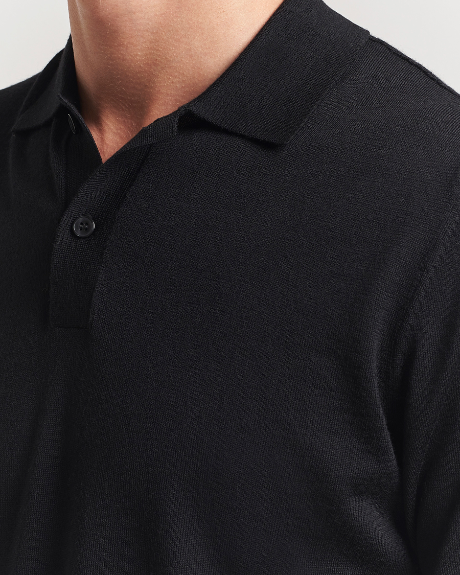 Herre | Polotrøjer | Samsøe Samsøe | Sarown Knitted Polo Black