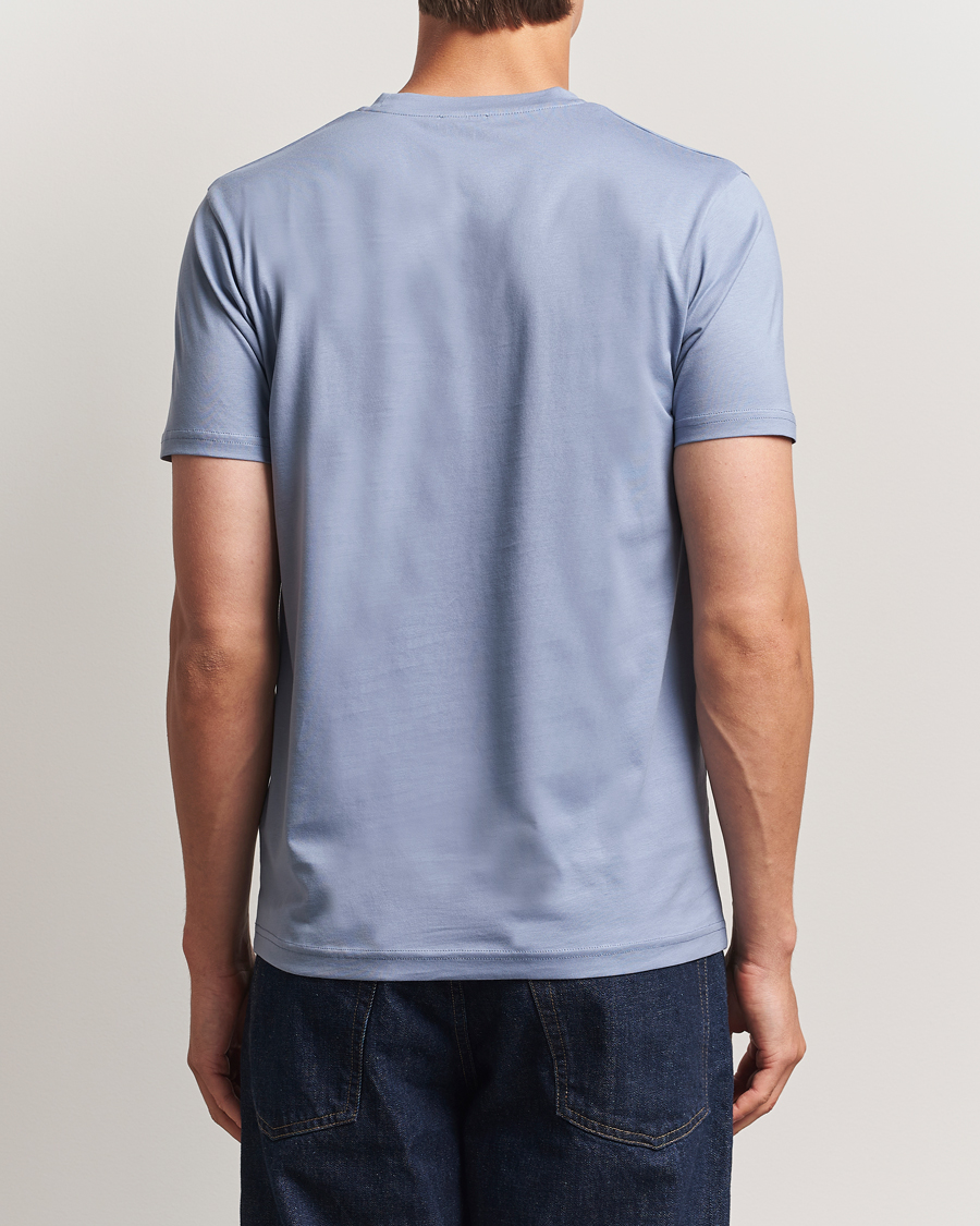 Herre | T-Shirts | Sunspel | Riviera Midweight T-Shirt Vintage Blue