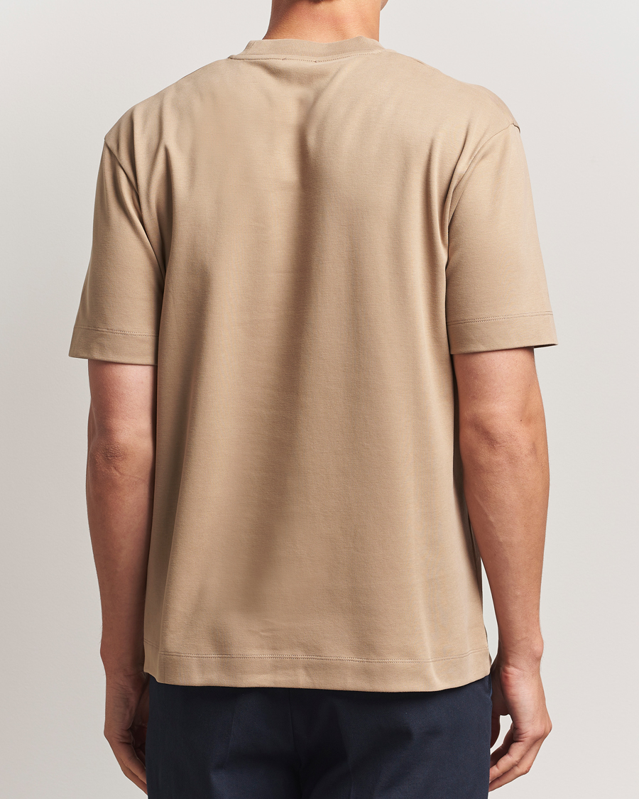 Herre | T-Shirts | Sunspel | Heavy Weight Supima Cotton T-Shirt Dune