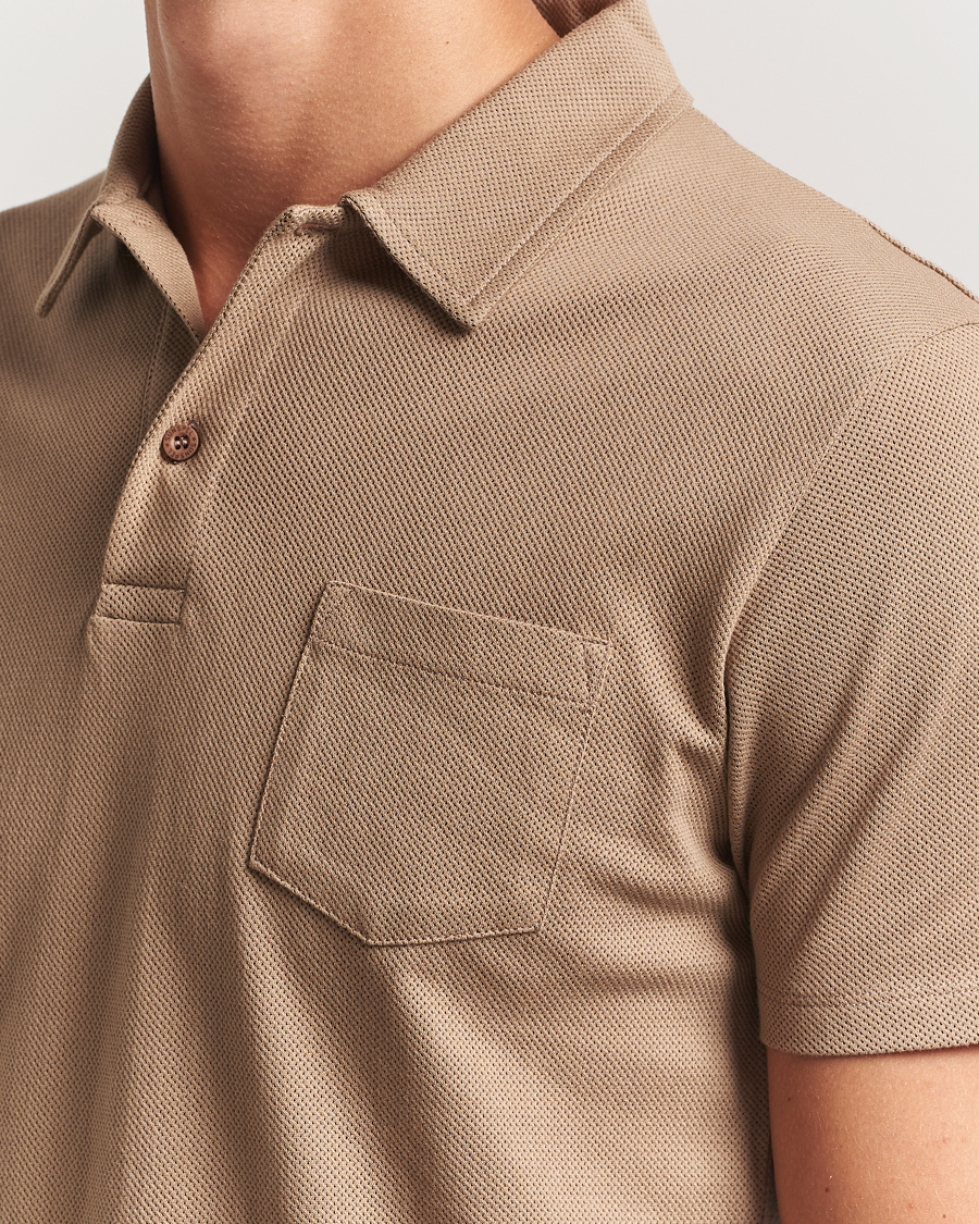 Herre | Polotrøjer | Sunspel | Riviera Polo Shirt Dune