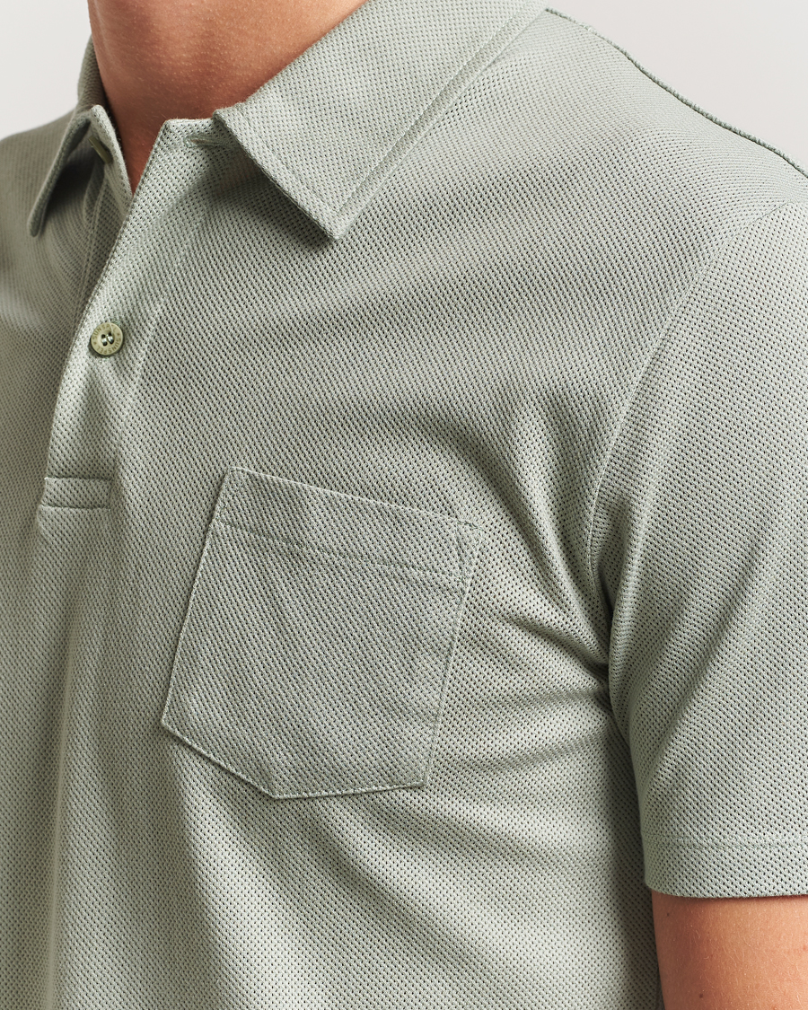 Herre | Polotrøjer | Sunspel | Riviera Polo Shirt Pastel Green