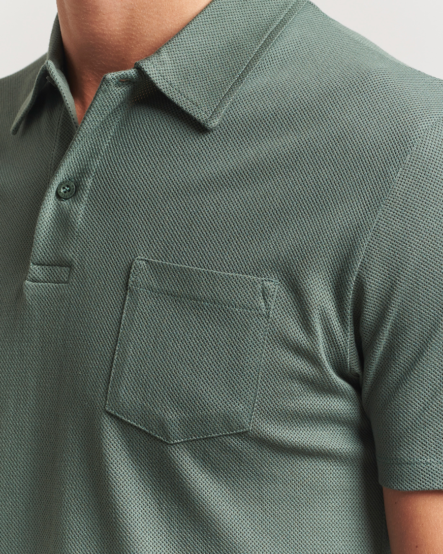 Herre | Polotrøjer | Sunspel | Riviera Polo Shirt Dusk Green