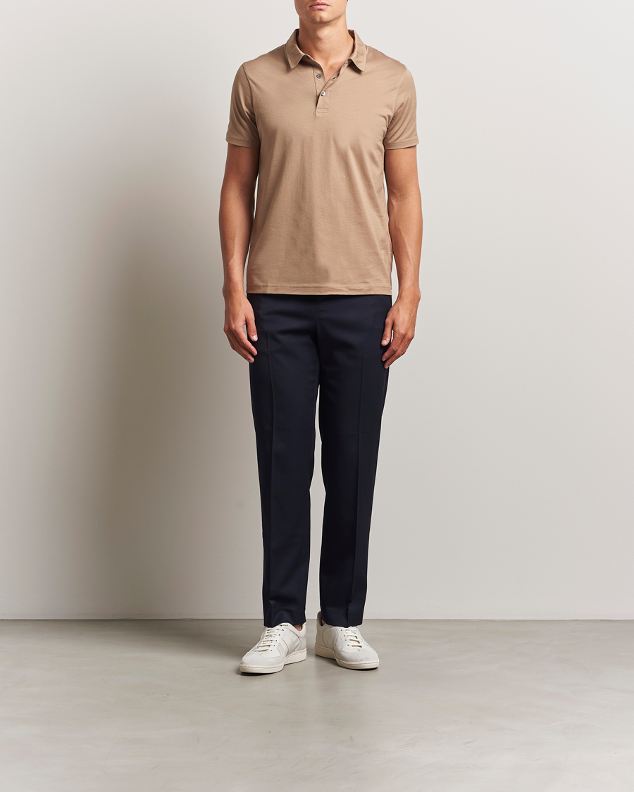 Herre | Polotrøjer | Sunspel | Cotton Jersey Polo Dune