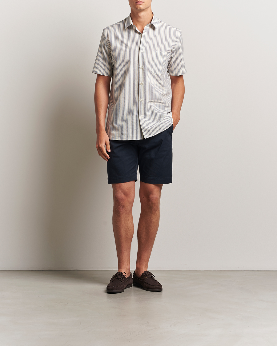 Herre | Shorts | Sunspel | Cotton Chino Shorts Navy