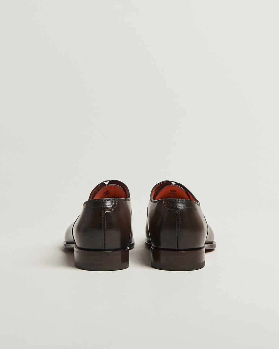 Herre | Oxfords | Santoni | Adrian Oxford Dark Brown Calf