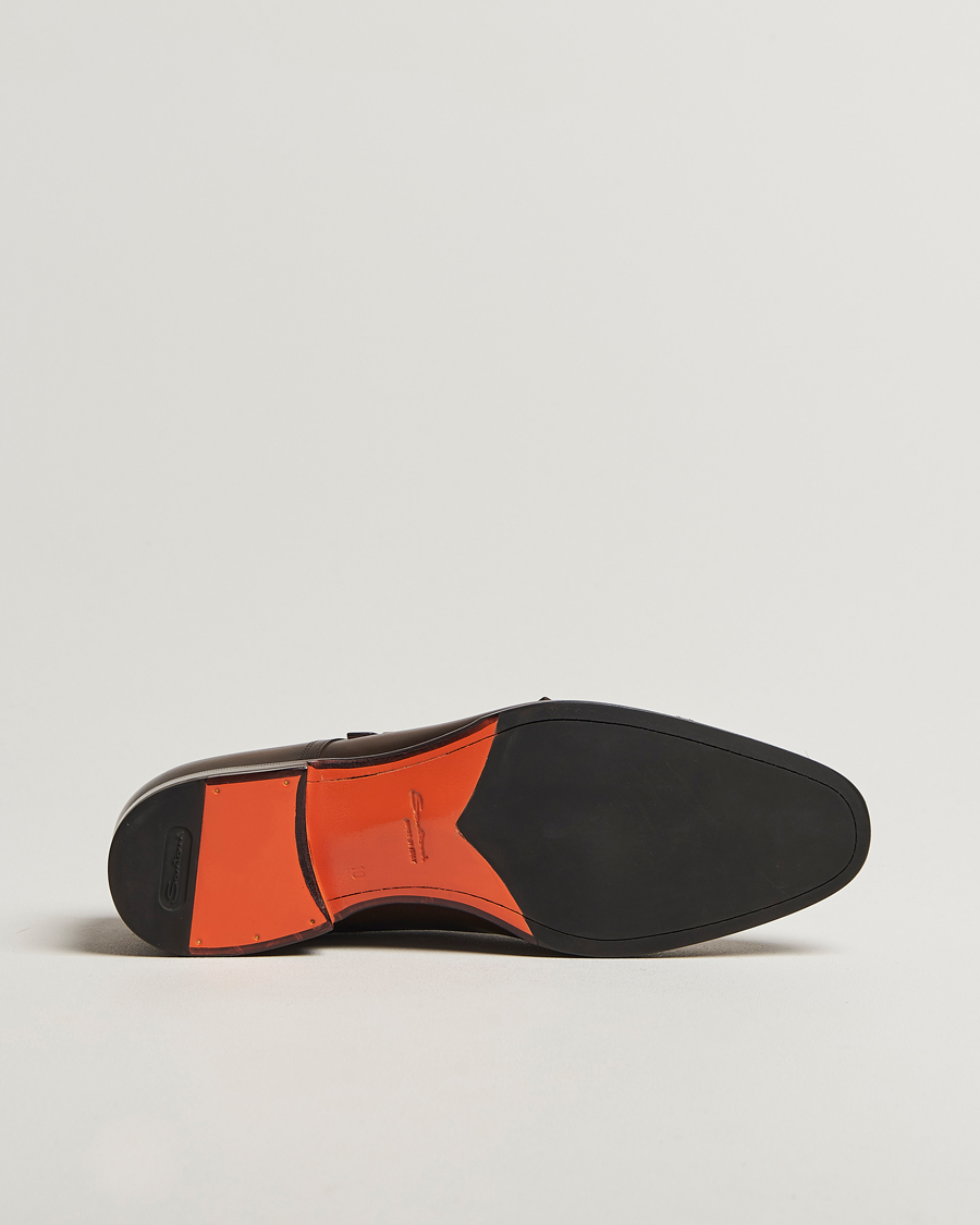 Herre | Monk straps | Santoni | Adrian Double Monk Dark Brown Calf