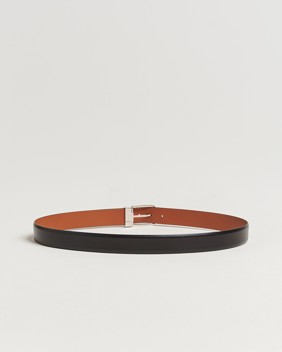 Herre | Bælter | Santoni | Classic Leather Belt Black Calf