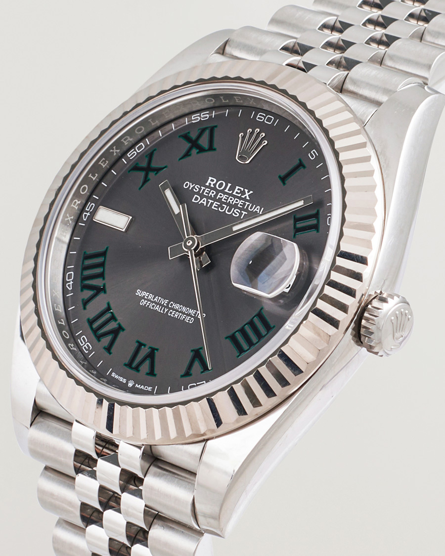 Herre | Pre-Owned & Vintage Watches | Rolex Pre-Owned | Datejust 41mm Wimbledon