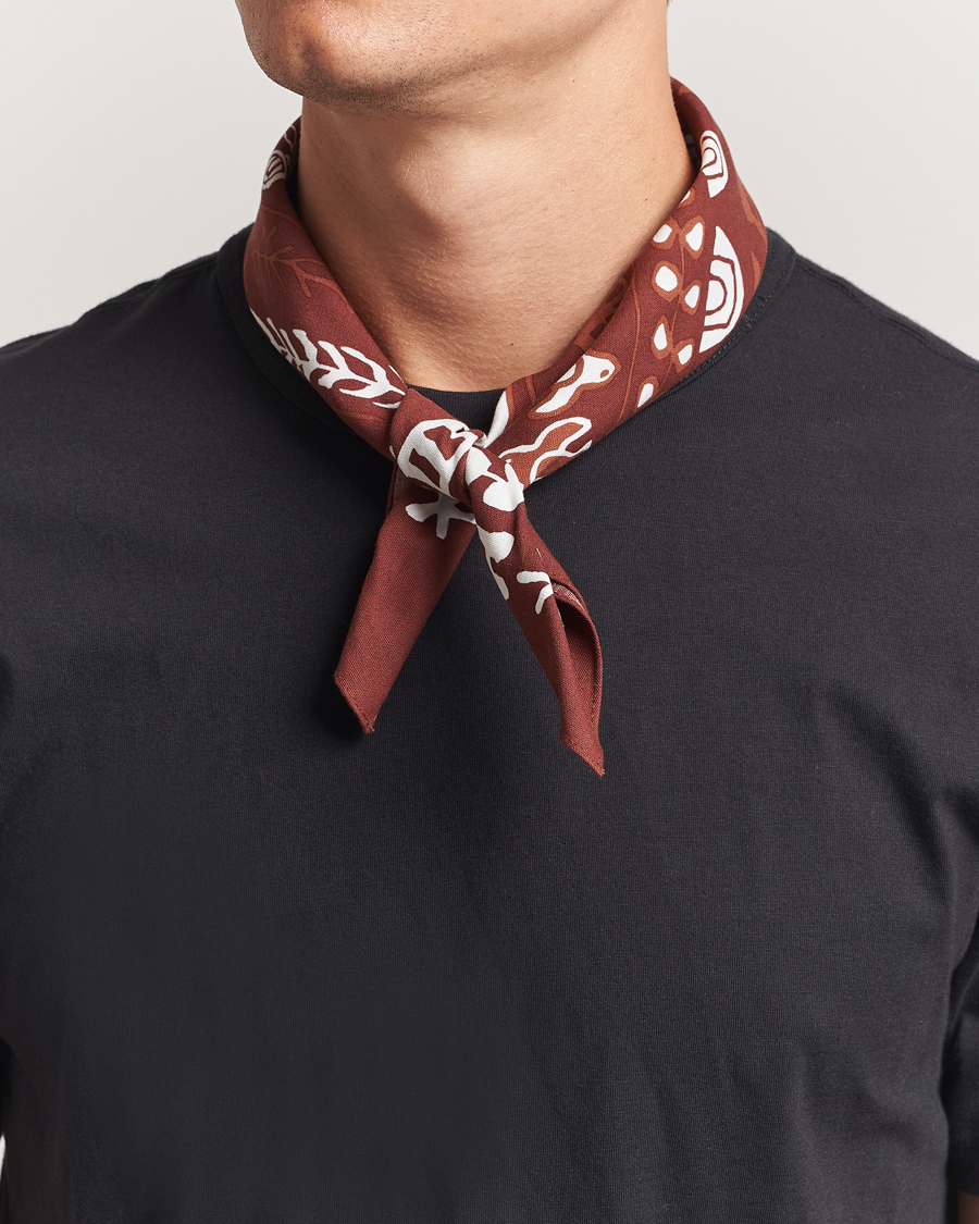 Herre | Tørklæde | Snow Peak | OG Cotton Nordic Bandana Bordeaux