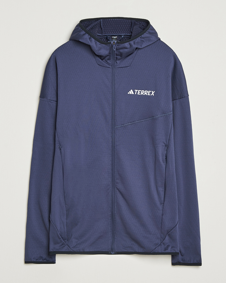 Herre | Trøjer | adidas Performance | XPR Lightweight Fleece Hooded Full Zip Navy