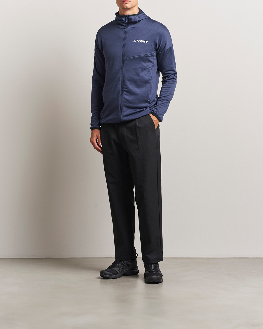 Herre | Trøjer | adidas Performance | XPR Lightweight Fleece Hooded Full Zip Navy