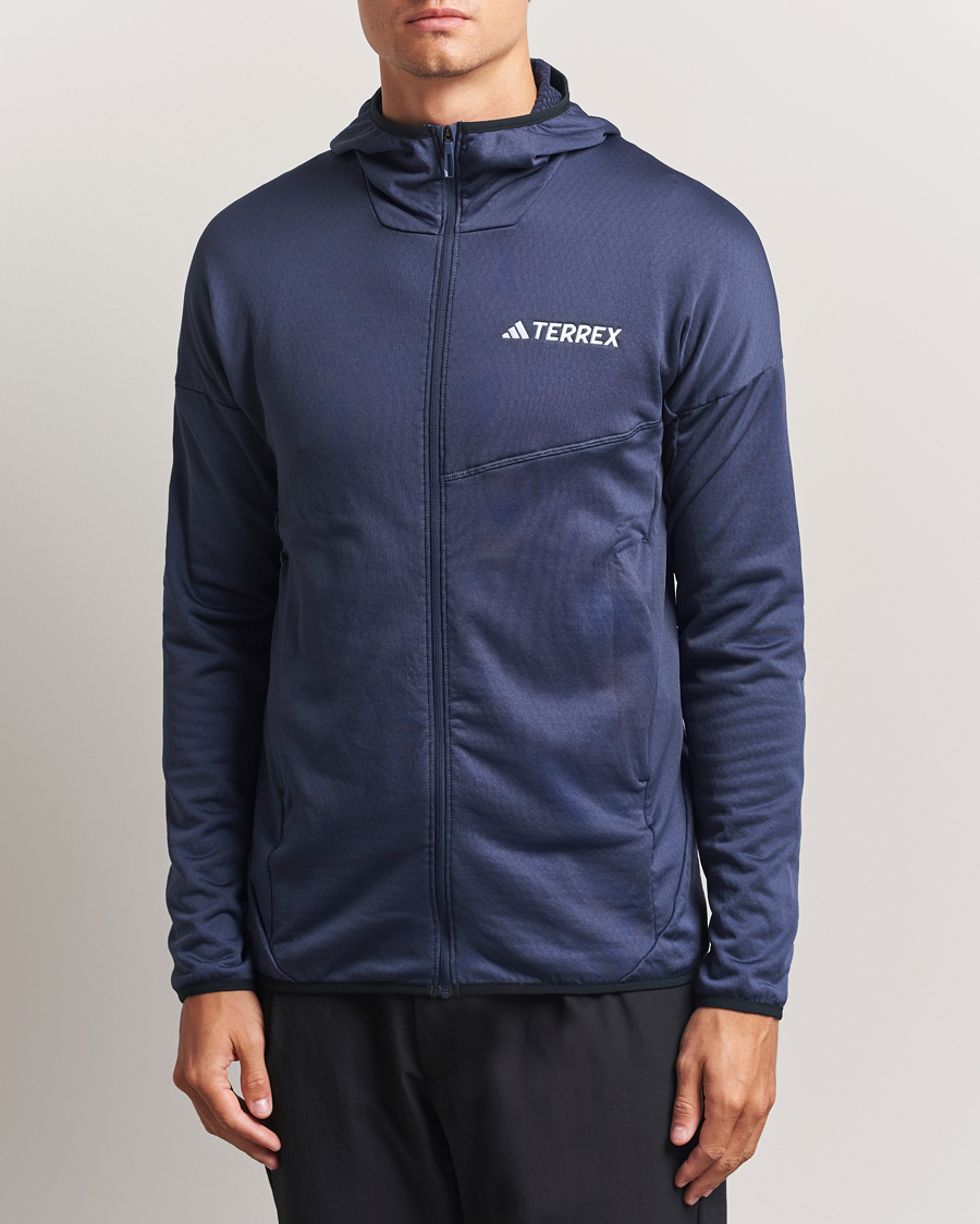 Herre | Trøjer | adidas Performance | XPR Lightweight Fleece Hooded Full Zip Navy