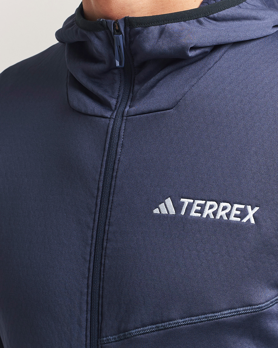 Herre | Trøjer | adidas Performance | XPR Lightweight Fleece Hooded Full Zip Navy