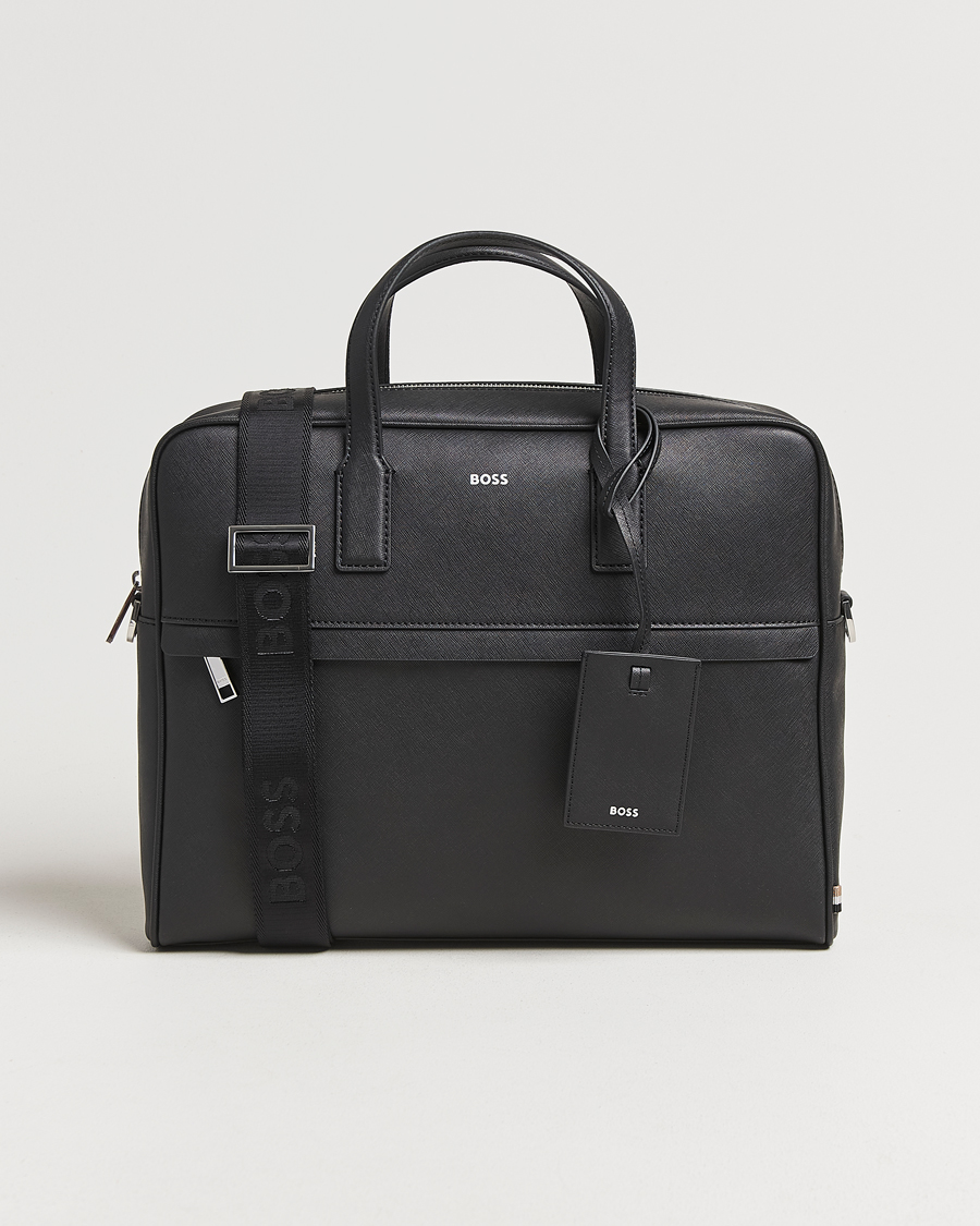 Herre | Tasker | BOSS BLACK | Zair Document Case Black