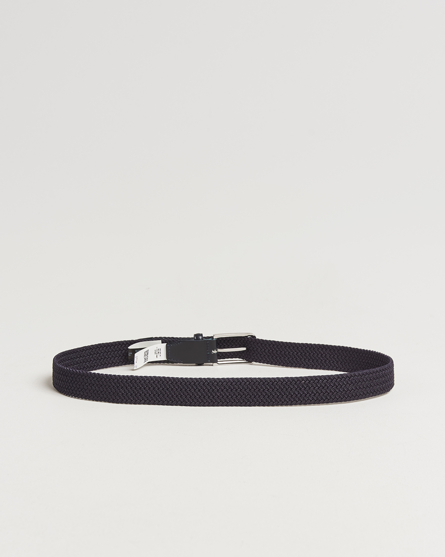 Herre | Bælter | BOSS BLACK | Clorio Elastic Woven Belt Navy