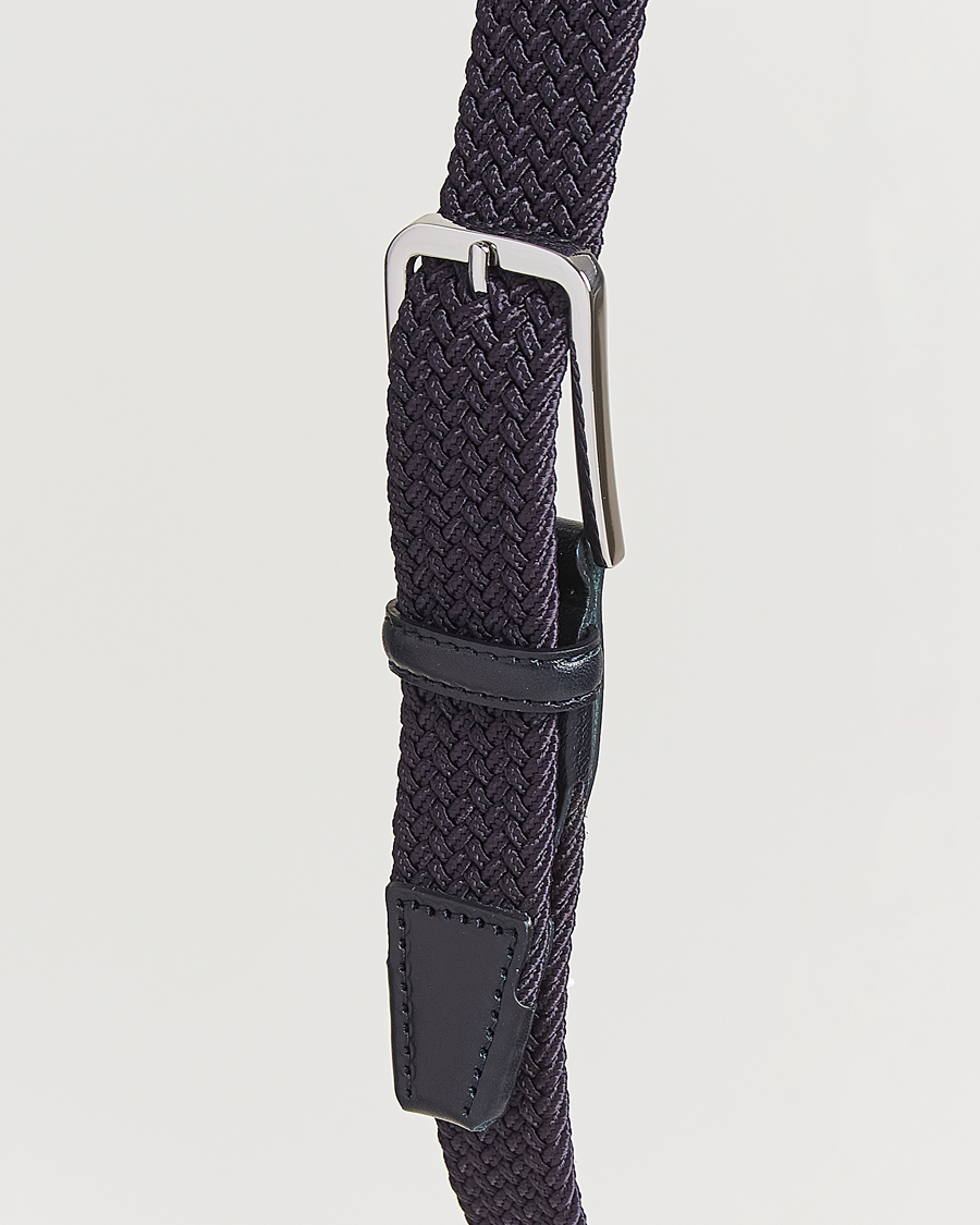Herre | Bælter | BOSS BLACK | Clorio Elastic Woven Belt Navy