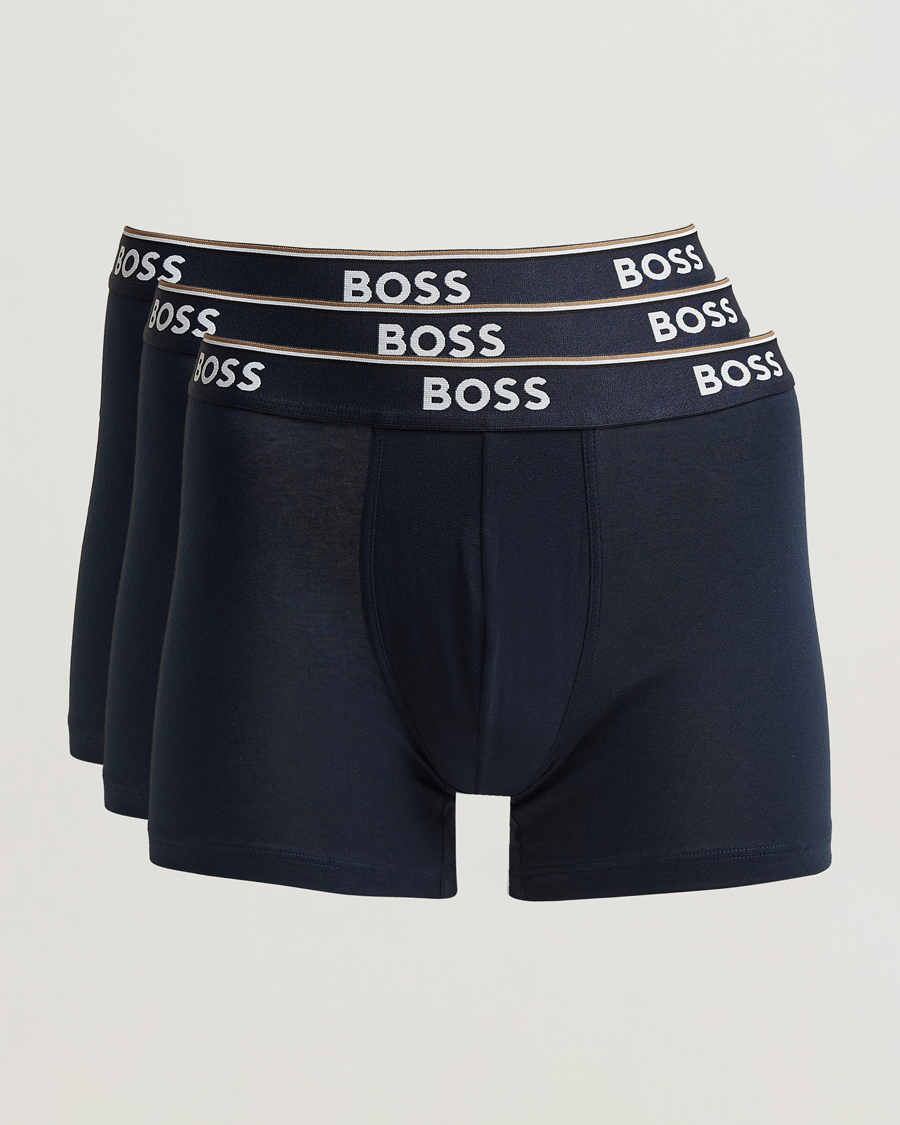 Herre | Undertøj | BOSS BLACK | 3-Pack Boxer Brief Open Blue