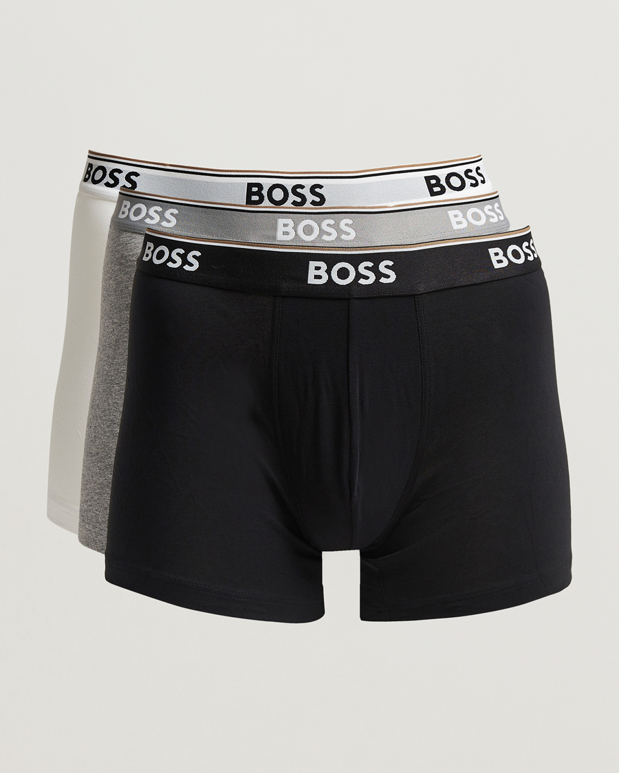 Herre | Undertøj | BOSS BLACK | 3-Pack Boxer Brief White/Grey/Black