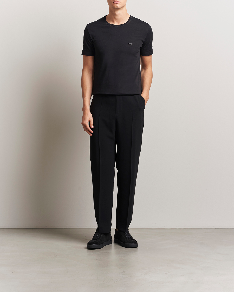 Herre | T-Shirts | BOSS BLACK | 3-Pack Crew Neck T-Shirt Black/Blue/Grey