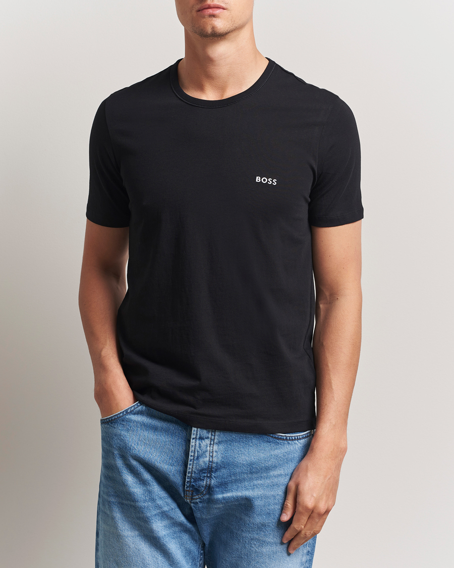 Herre | T-Shirts | BOSS BLACK | 3-Pack Crew Neck T-Shirt White/Navy/Black