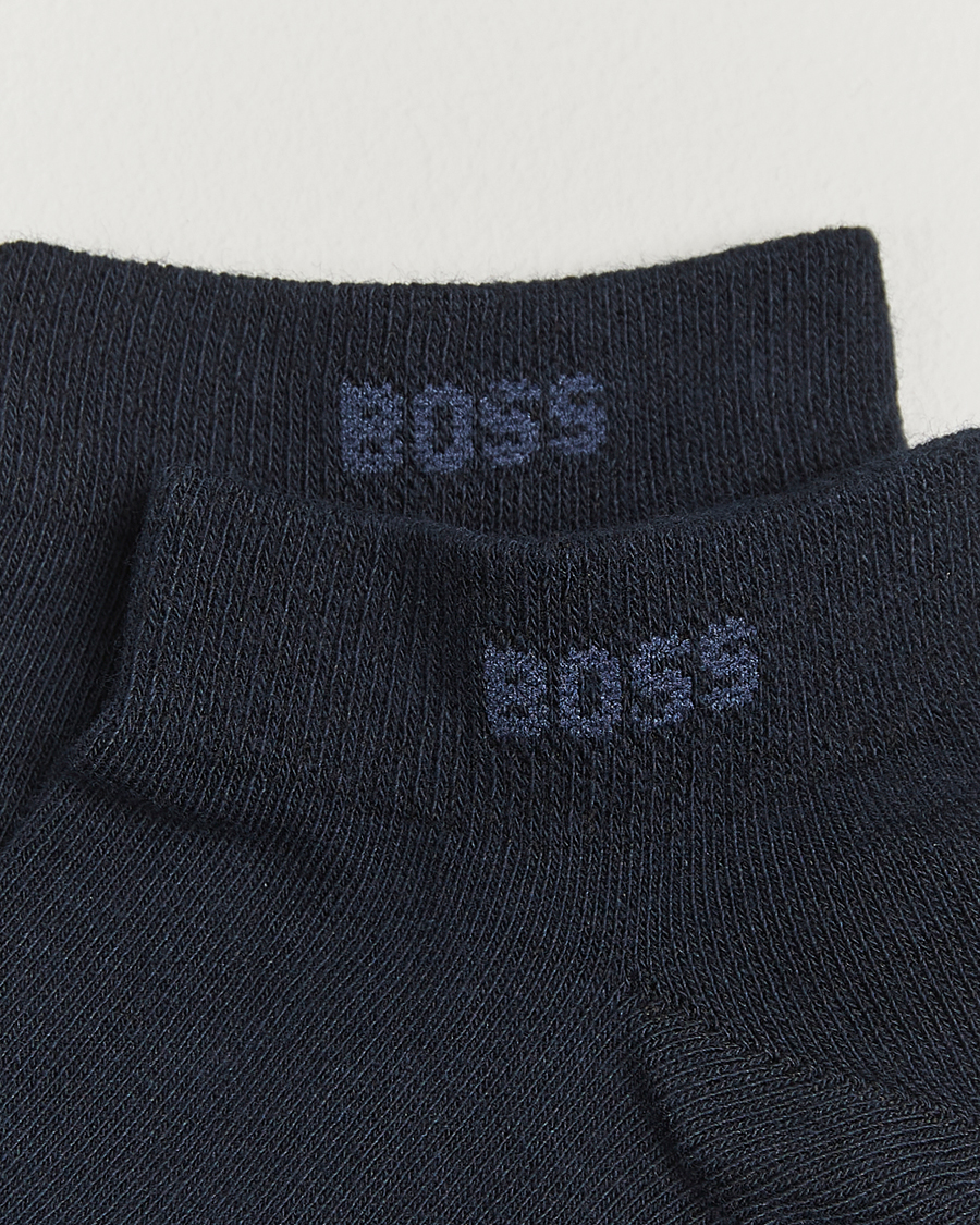 Herre | Undertøj | BOSS BLACK | 2-Pack Sneaker Socks Dark Blue