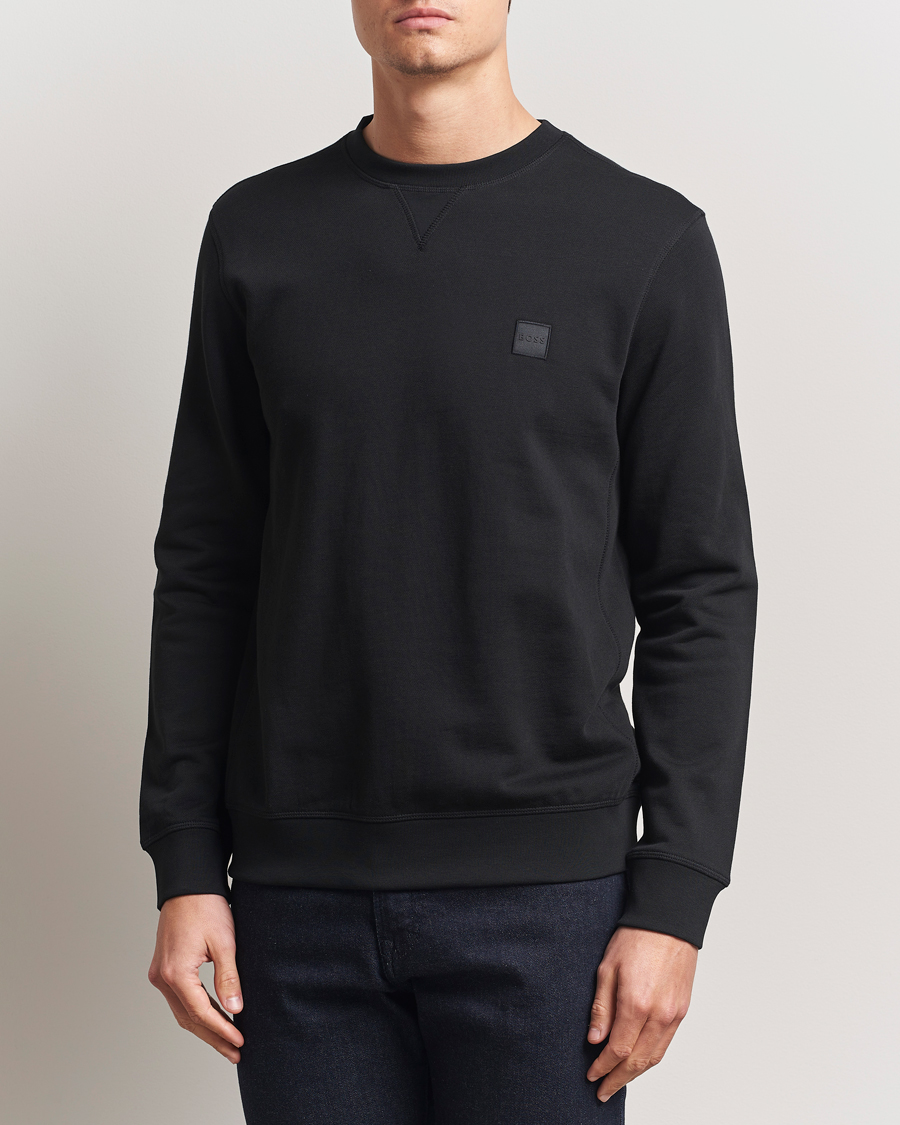 Herre | Trøjer | BOSS ORANGE | Westart Logo Sweatshirt Black