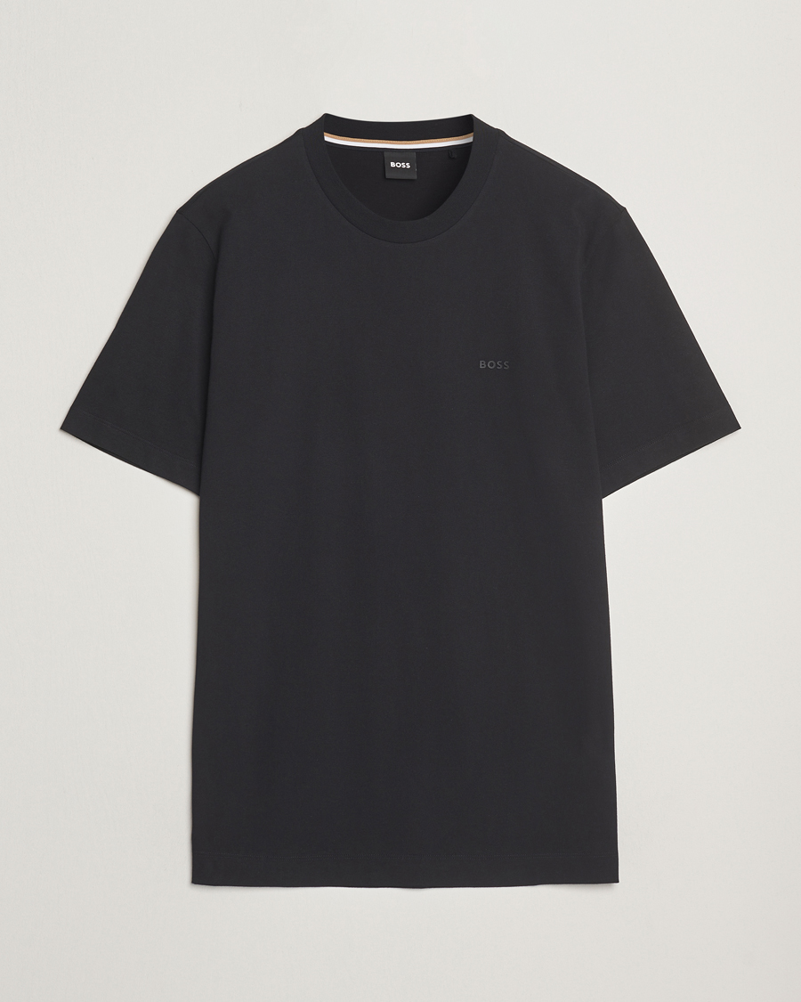 Herre | T-Shirts | BOSS BLACK | Thompson Crew Neck T-Shirt Black
