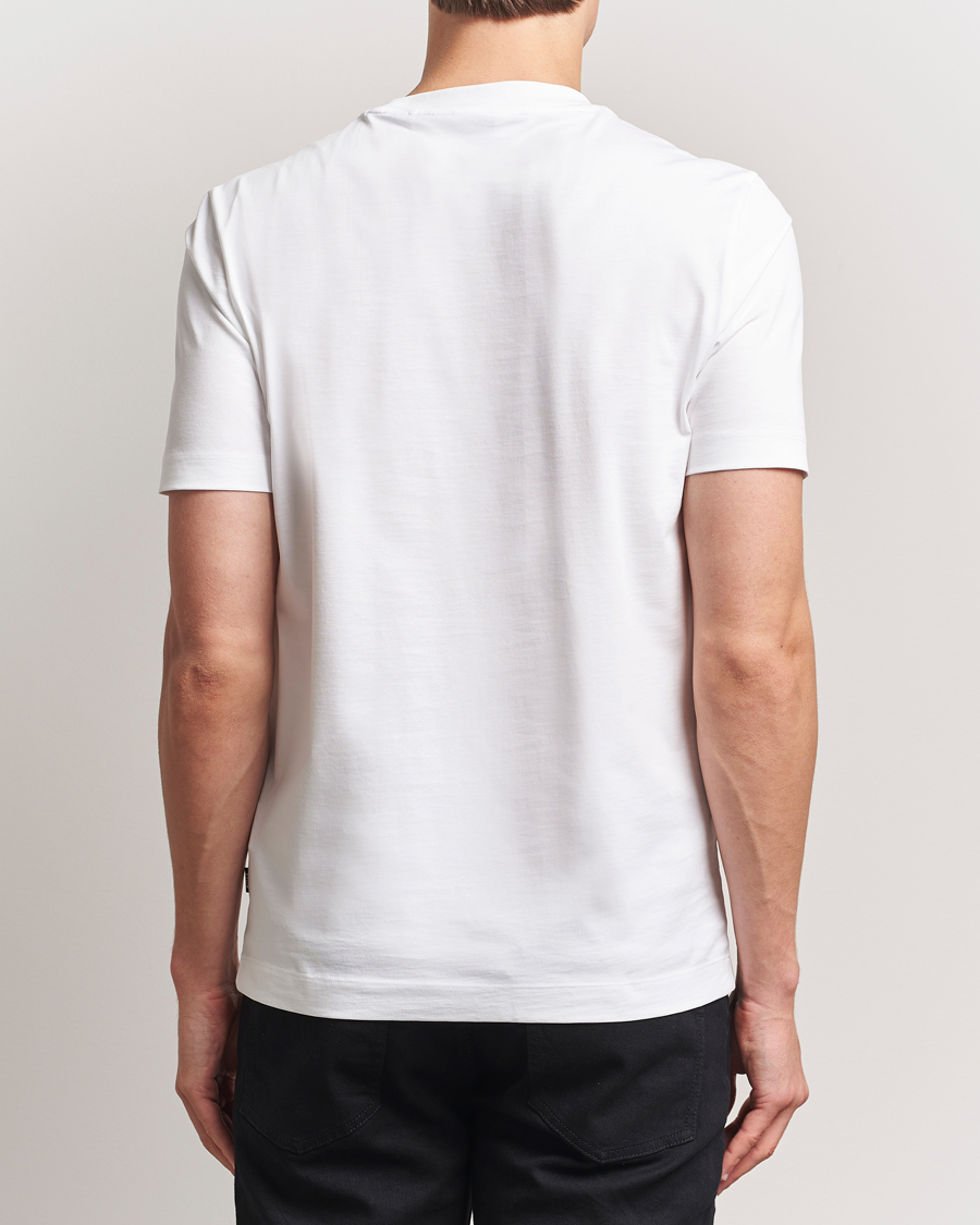 Herre | T-Shirts | BOSS BLACK | Thompson Crew Neck T-Shirt White