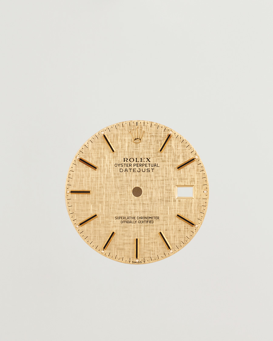Herre | Pre-owned Accessories | Rolex Pre-Owned | Rolex Datejust 5 ref Linen Dial