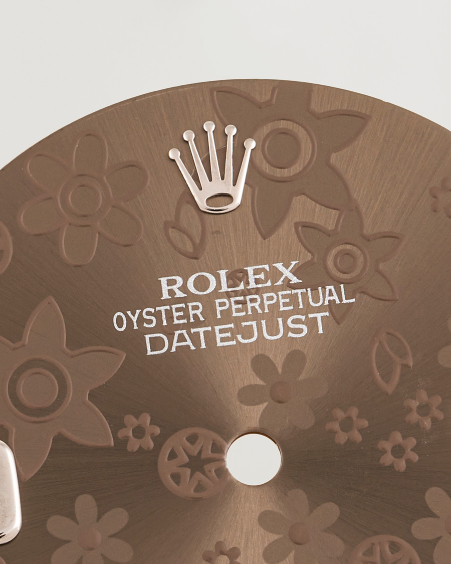 Herre | Pre-owned Accessories | Rolex Pre-Owned | Rolex Datejust 5-6 ref Flower Dial
