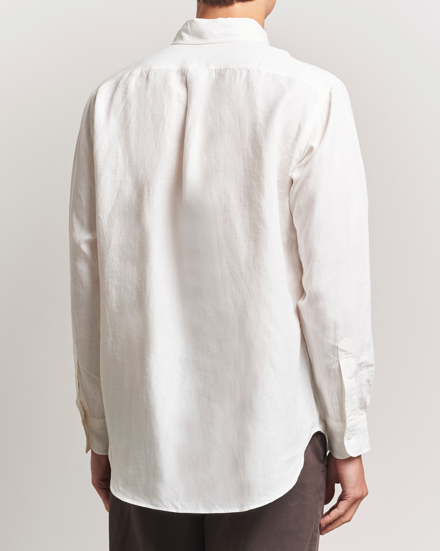 Herre | Skjorter | Kamakura Shirts | Linen Ametora Shirt White