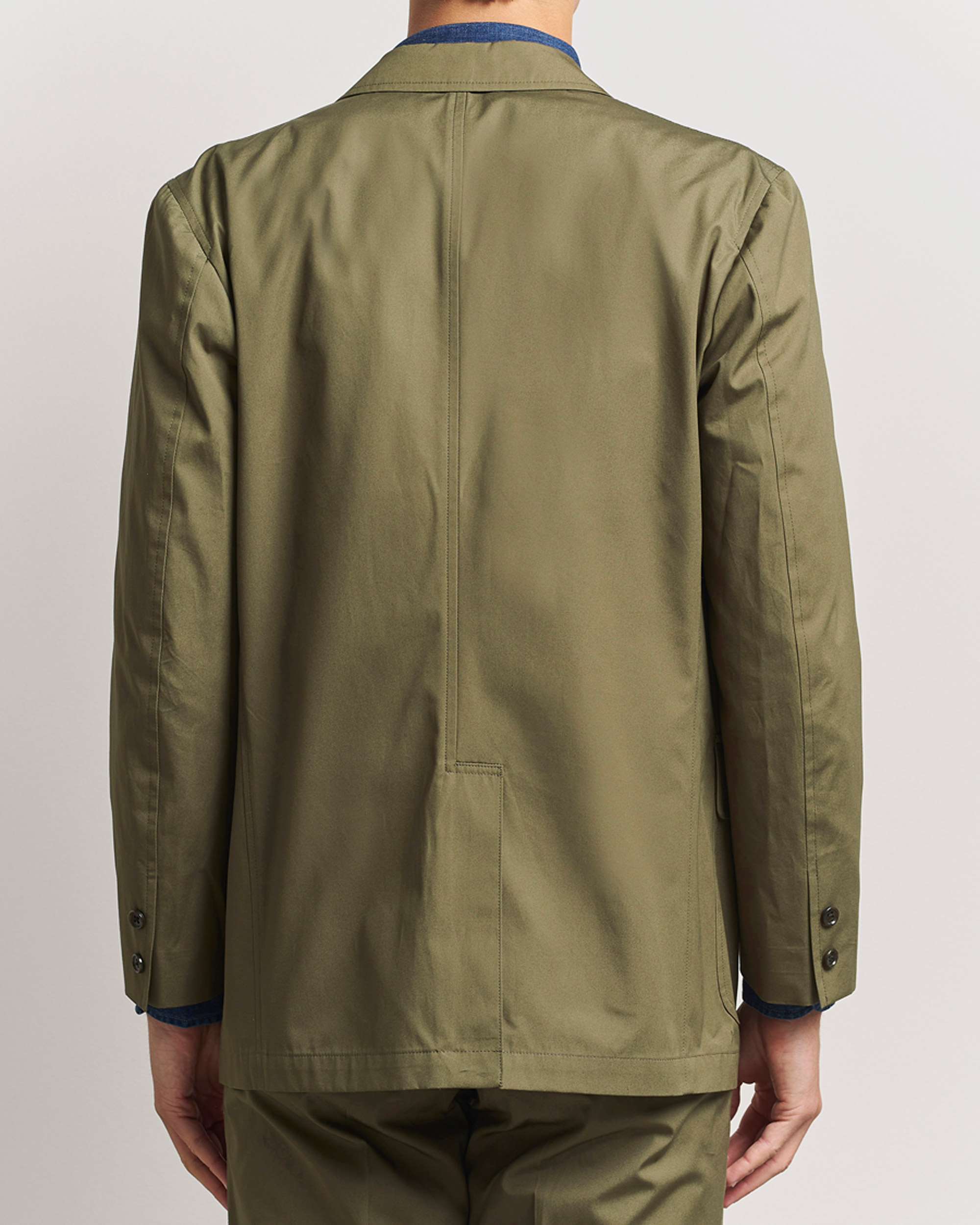 Herre | Blazere & jakker | Kamakura Shirts | Cotton Ivy Jacket Olive