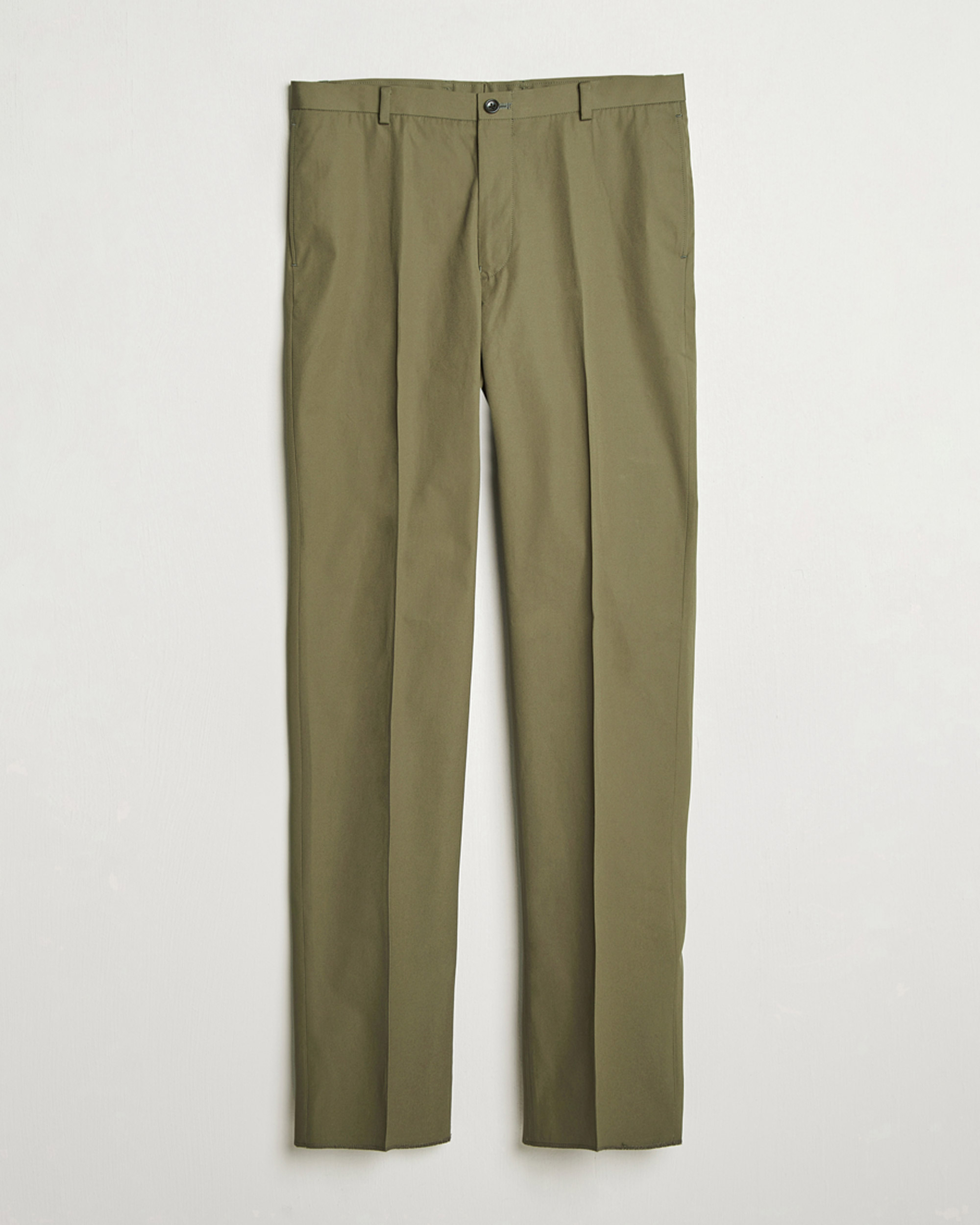 Herre | Bukser | Kamakura Shirts | Cotton Ivy Trousers Olive