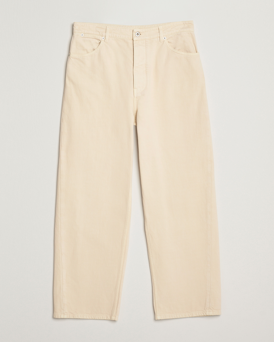 Herre | Bukser | Jil Sander | Loose Fit 5-Pocket Pants Oat