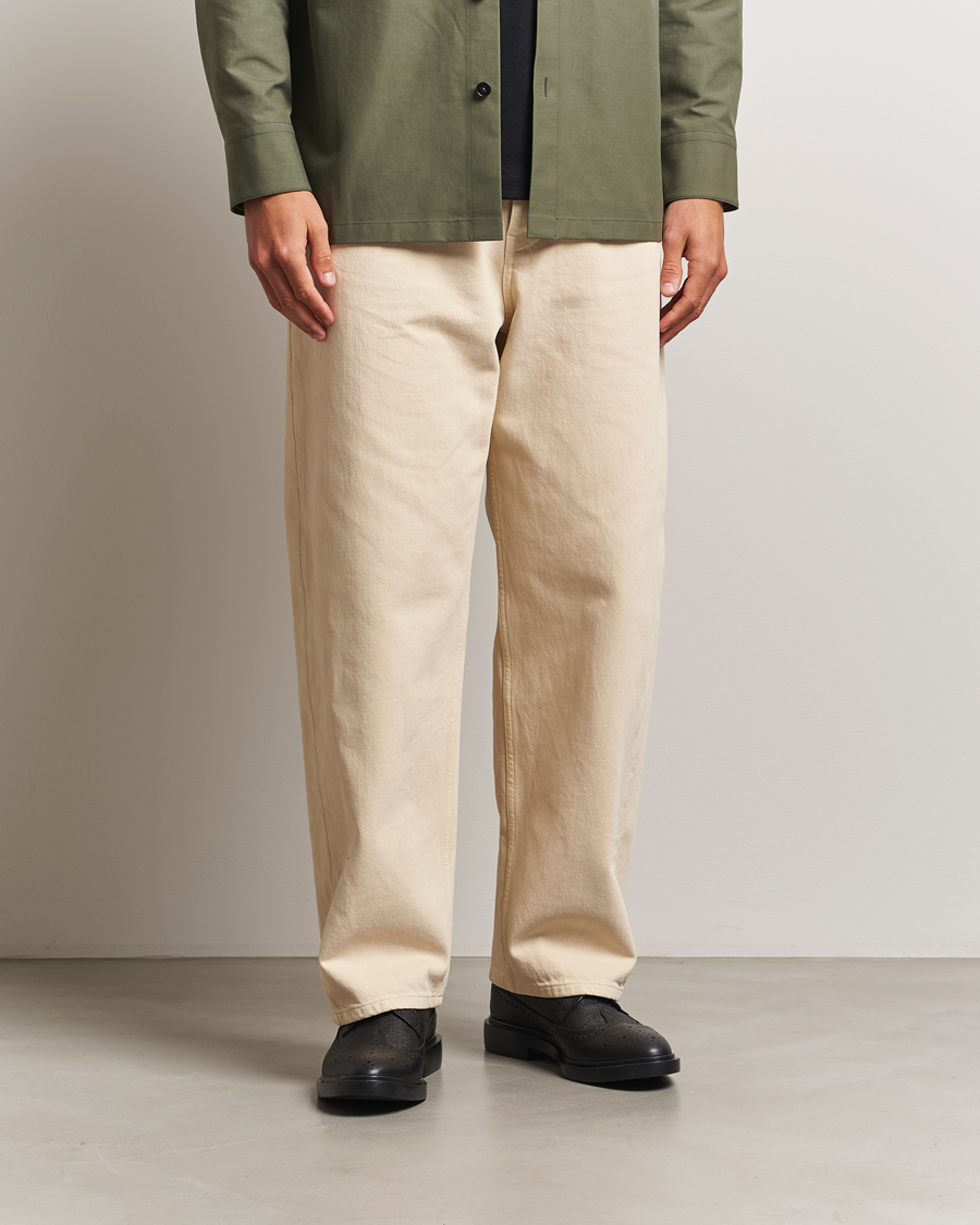 Herre | Bukser | Jil Sander | Loose Fit 5-Pocket Pants Oat