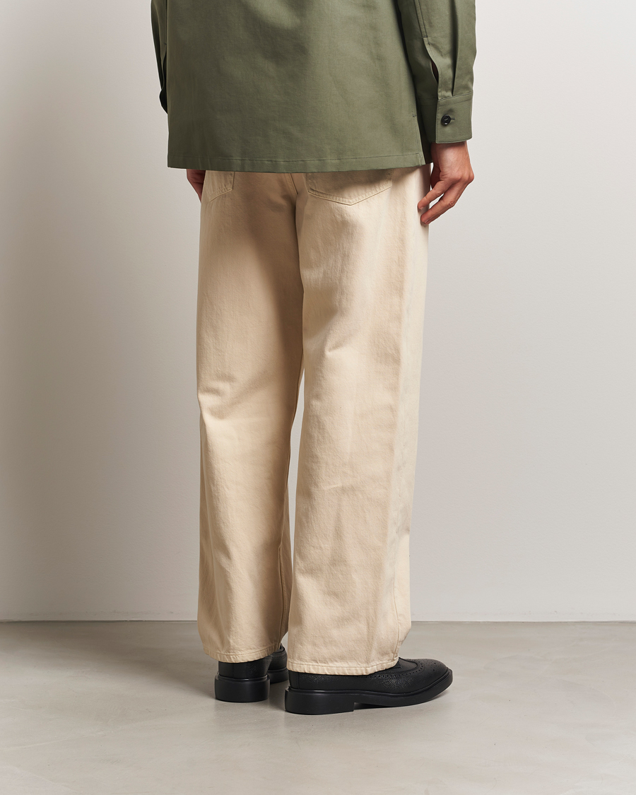 Herre | Bukser | Jil Sander | Loose Fit 5-Pocket Pants Oat