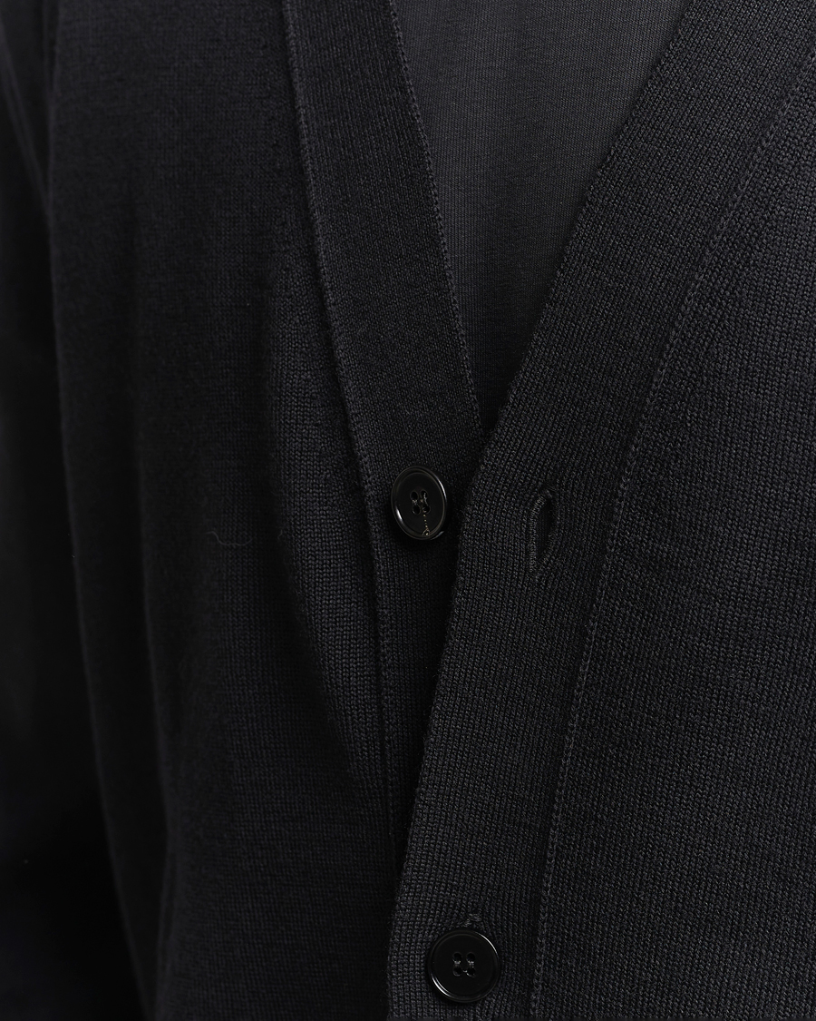 Herre | Trøjer | Jil Sander | Superfine Merino Cardigan Black