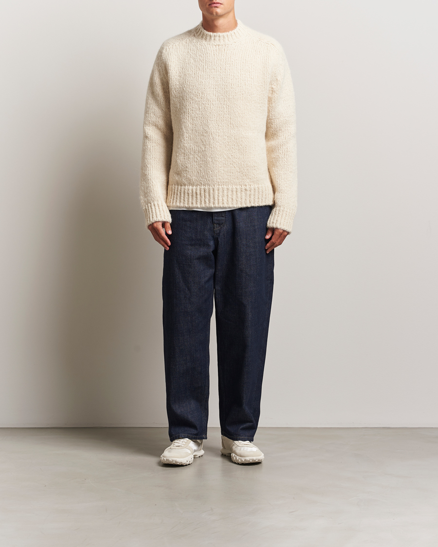 Herre | Trøjer | Jil Sander | Mohair Sweater Chalk