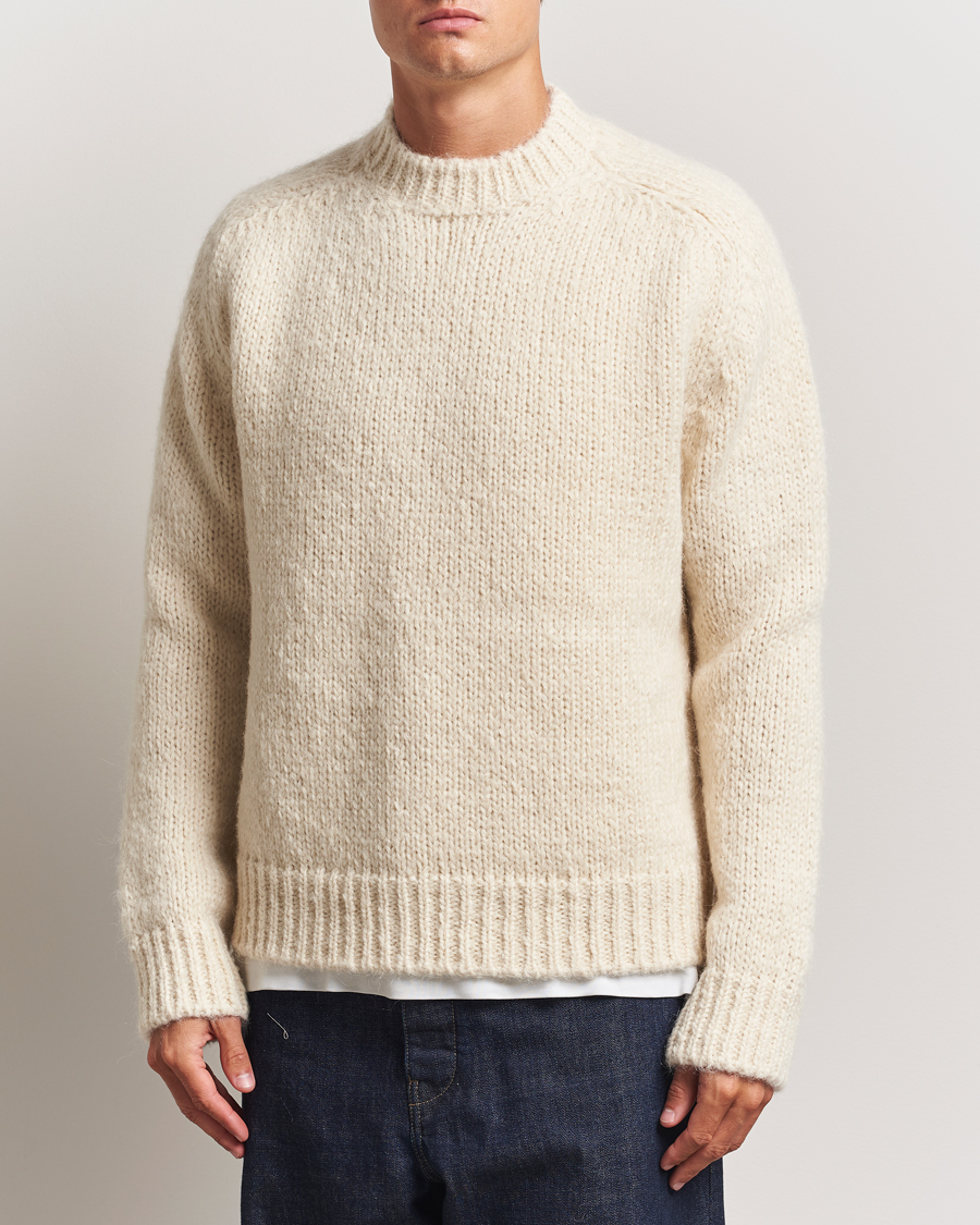Herre | Trøjer | Jil Sander | Mohair Sweater Chalk
