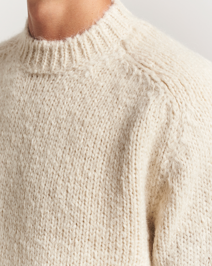 Herre | Trøjer | Jil Sander | Mohair Sweater Chalk