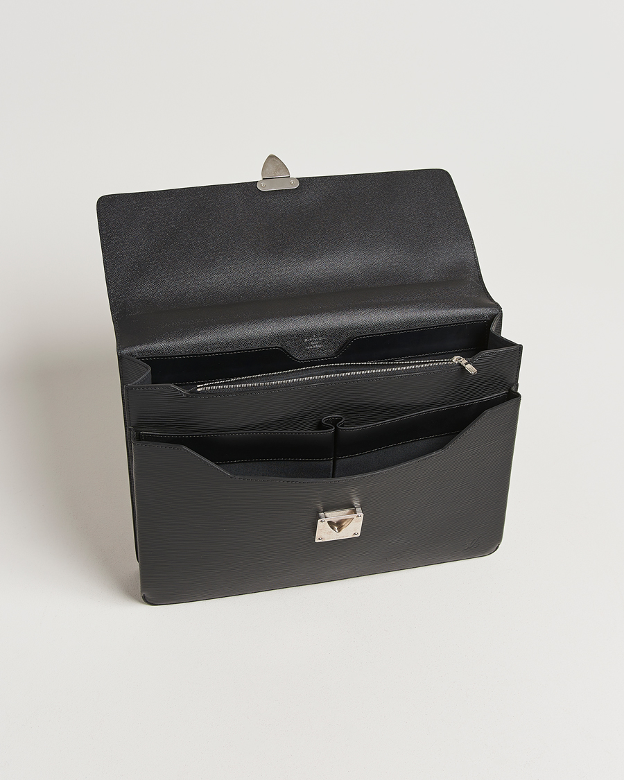 Herre | Pre-Owned & Vintage Bags | Louis Vuitton Pre-Owned | Robusto Briefcase Black