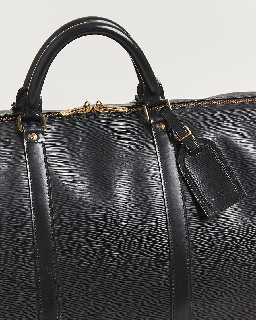 Herre | Pre-Owned & Vintage Bags | Louis Vuitton Pre-Owned | Keepall 60 Epi Leather Black