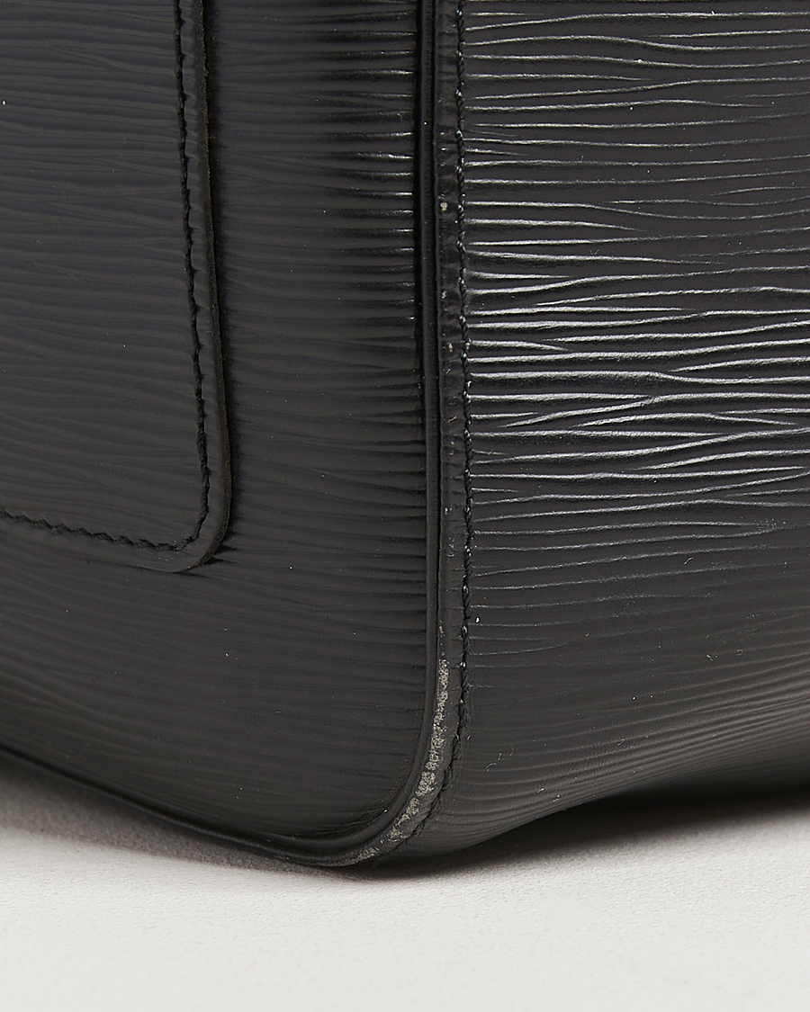 Herre | Louis Vuitton Pre-Owned Keepall 60 Epi Leather Black | Louis Vuitton Pre-Owned | Keepall 60 Epi Leather Black