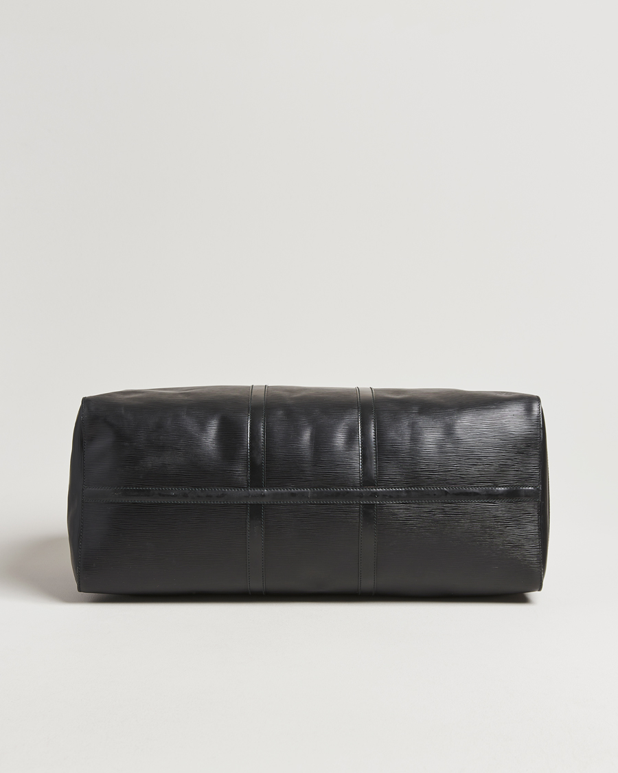 Herre | Louis Vuitton Pre-Owned Keepall 60 Epi Leather Black | Louis Vuitton Pre-Owned | Keepall 60 Epi Leather Black