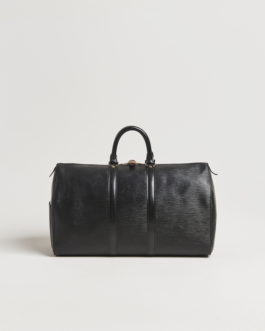 Herre | Pre-Owned & Vintage Bags | Louis Vuitton Pre-Owned | Keepall 45 Epi Leather Black