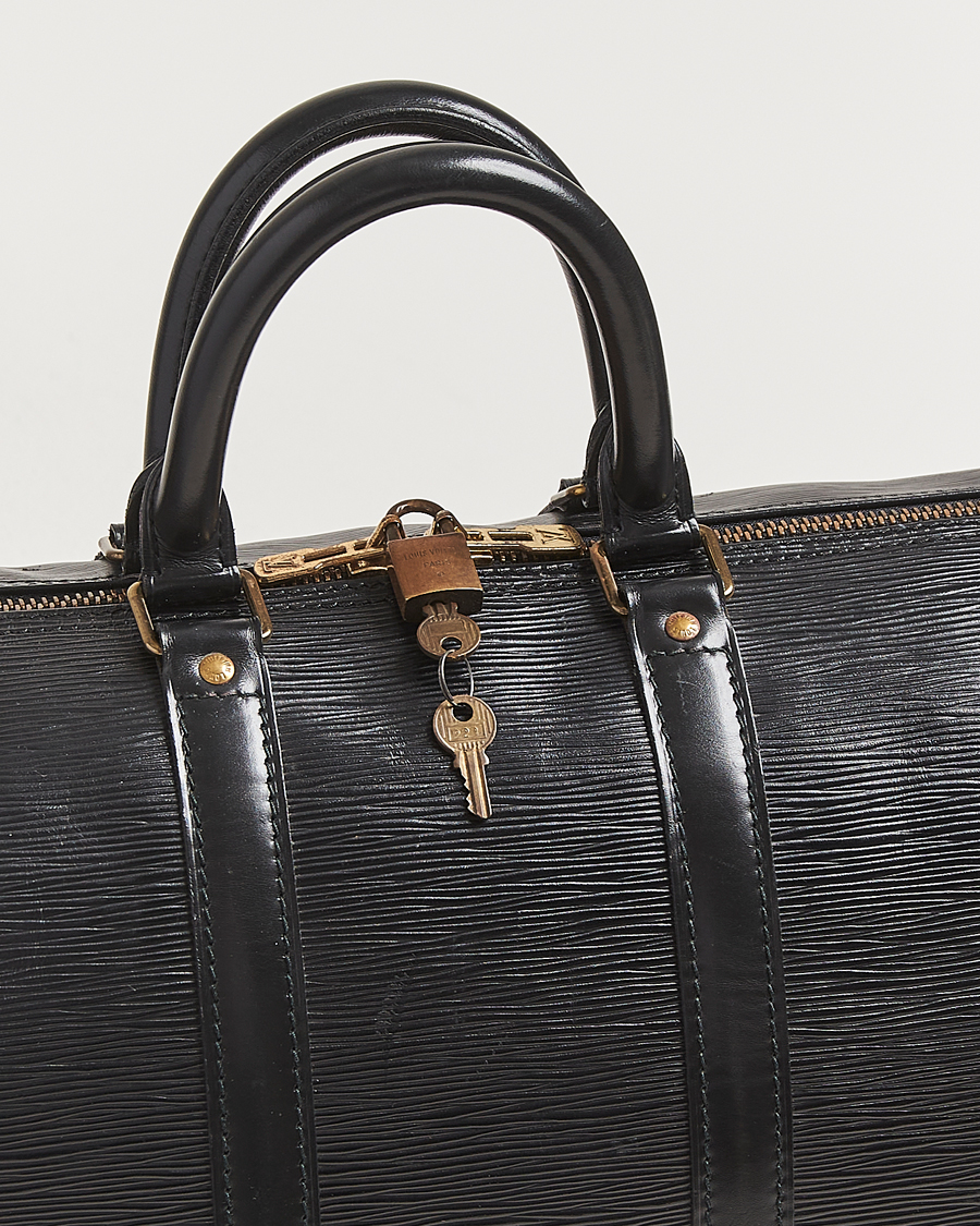 Herre | Pre-Owned & Vintage Bags | Louis Vuitton Pre-Owned | Keepall 45 Epi Leather Black